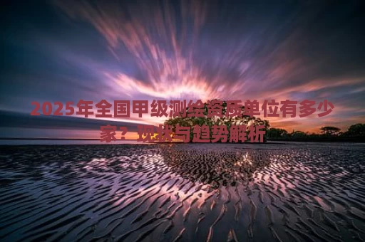 2025年全国甲级测绘资质单位有多少家？现状与趋势解析