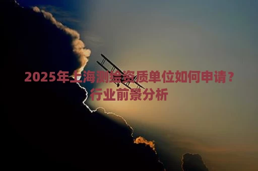 2025年上海测绘资质单位如何申请？行业前景分析