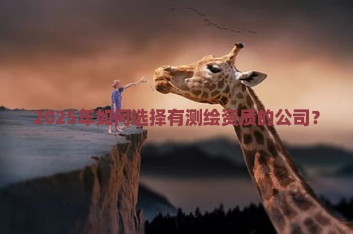 2025年如何选择有测绘资质的公司？